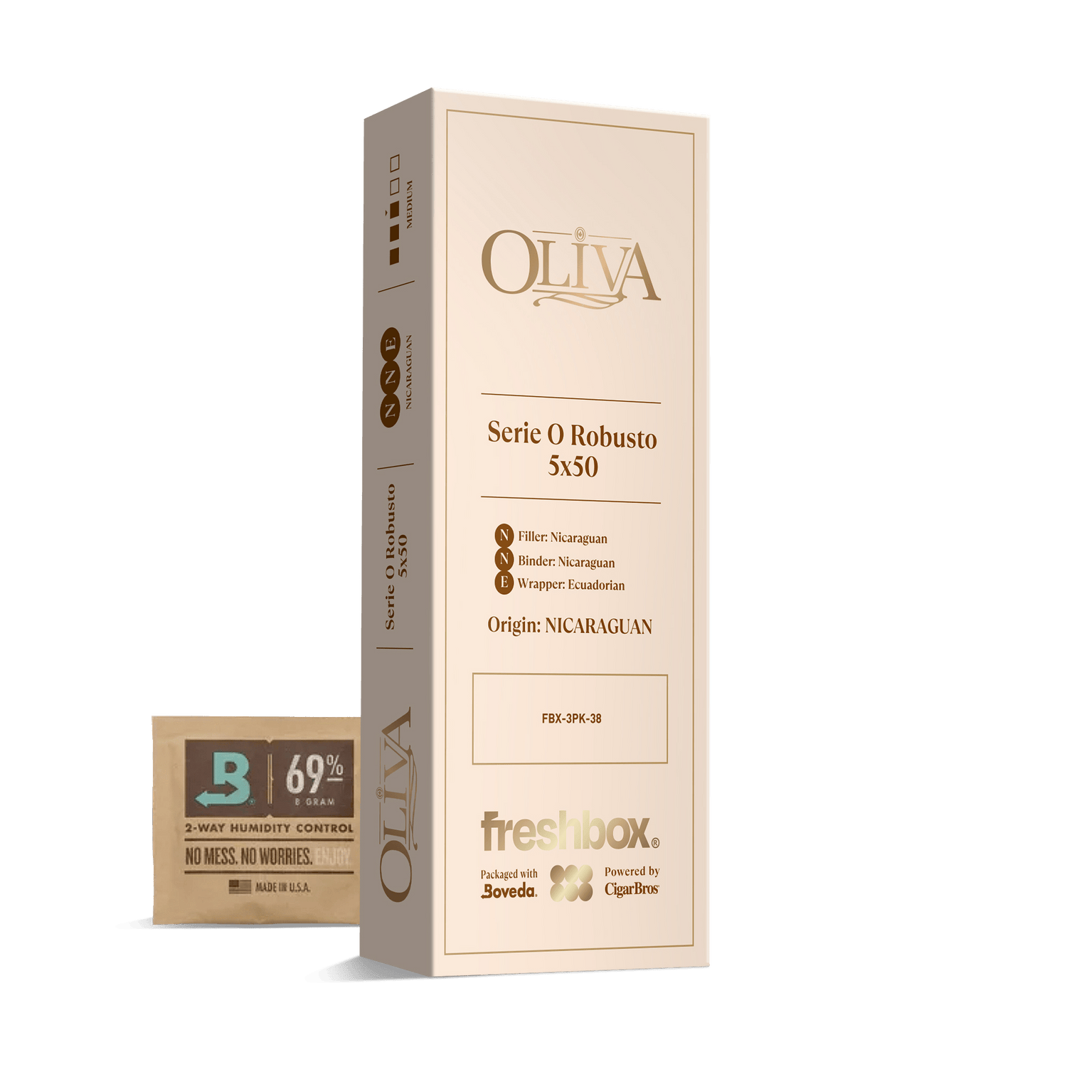 Oliva Serie O Robusto 5x50 FreshBox | Cigar 3-Pack - Liquor Boutique