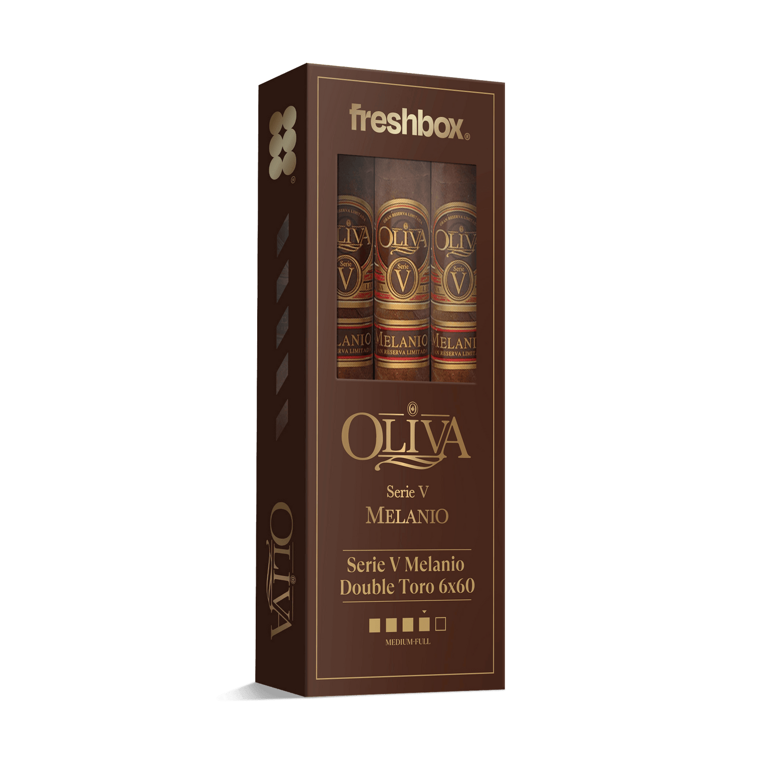Oliva Serie V Melanio Double Toro 6x60 FreshBox | Cigar 3-Pack - Liquor Boutique