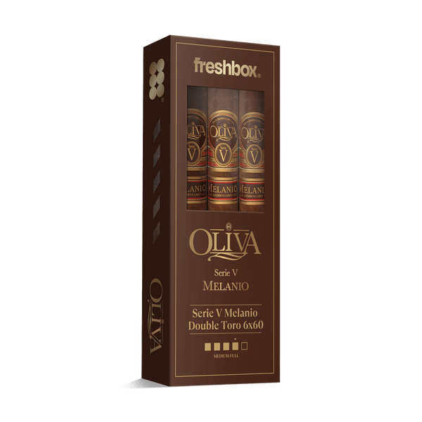 Oliva Serie V Melanio Double Toro 6x60 FreshBox | Cigar 3-Pack - Liquor Boutique