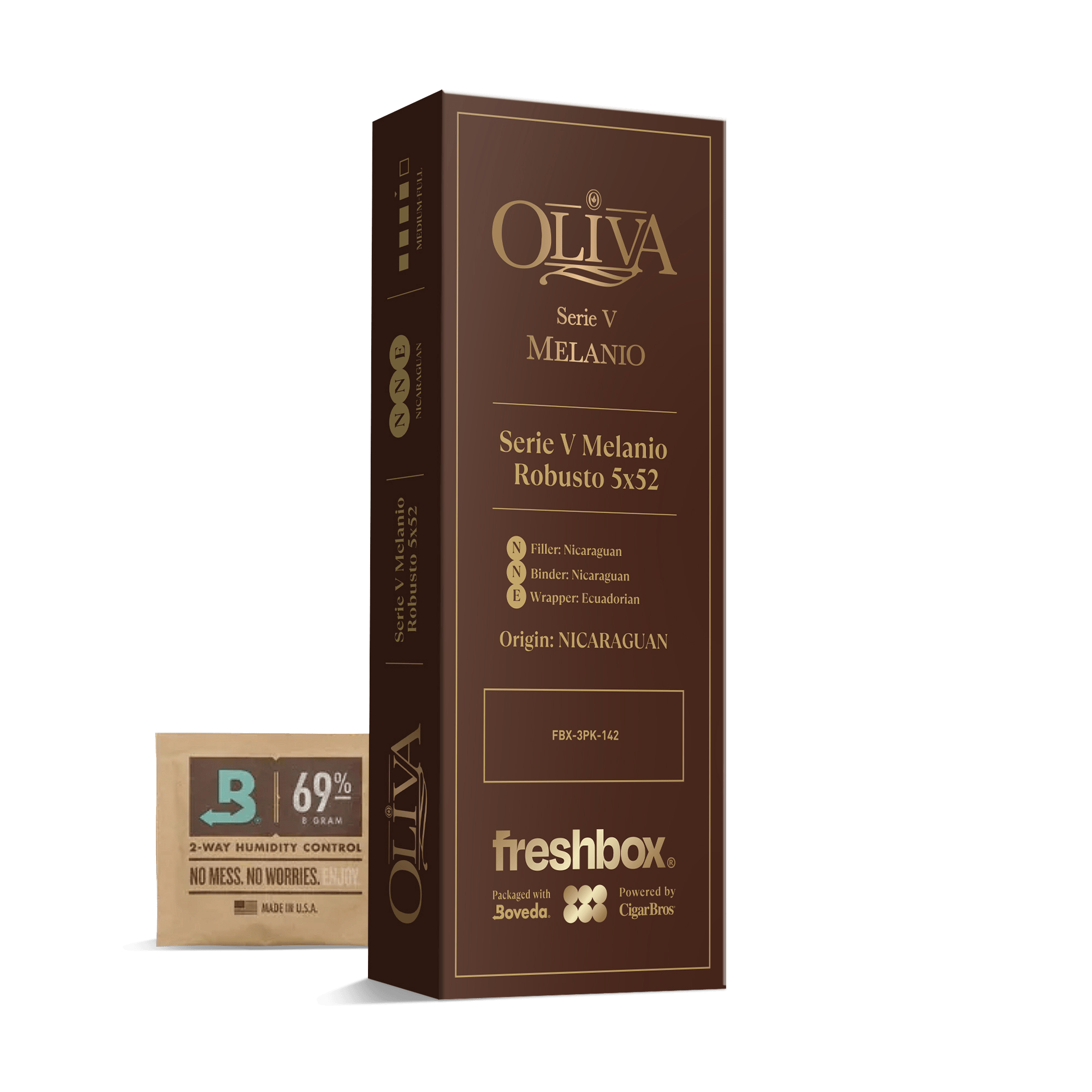 Oliva Serie V Melanio Robusto 5x52 FreshBox | 3-Pack