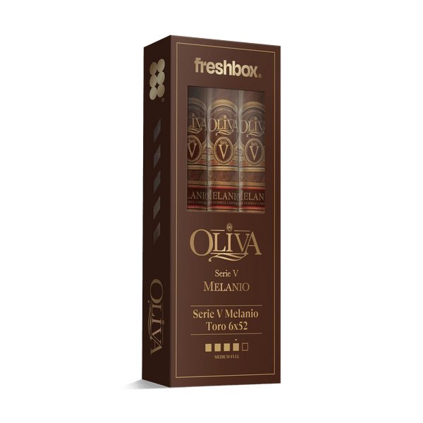 Oliva Serie V Melanio Toro 6x52 FreshBox | Cigar 3-Pack - Liquor Boutique
