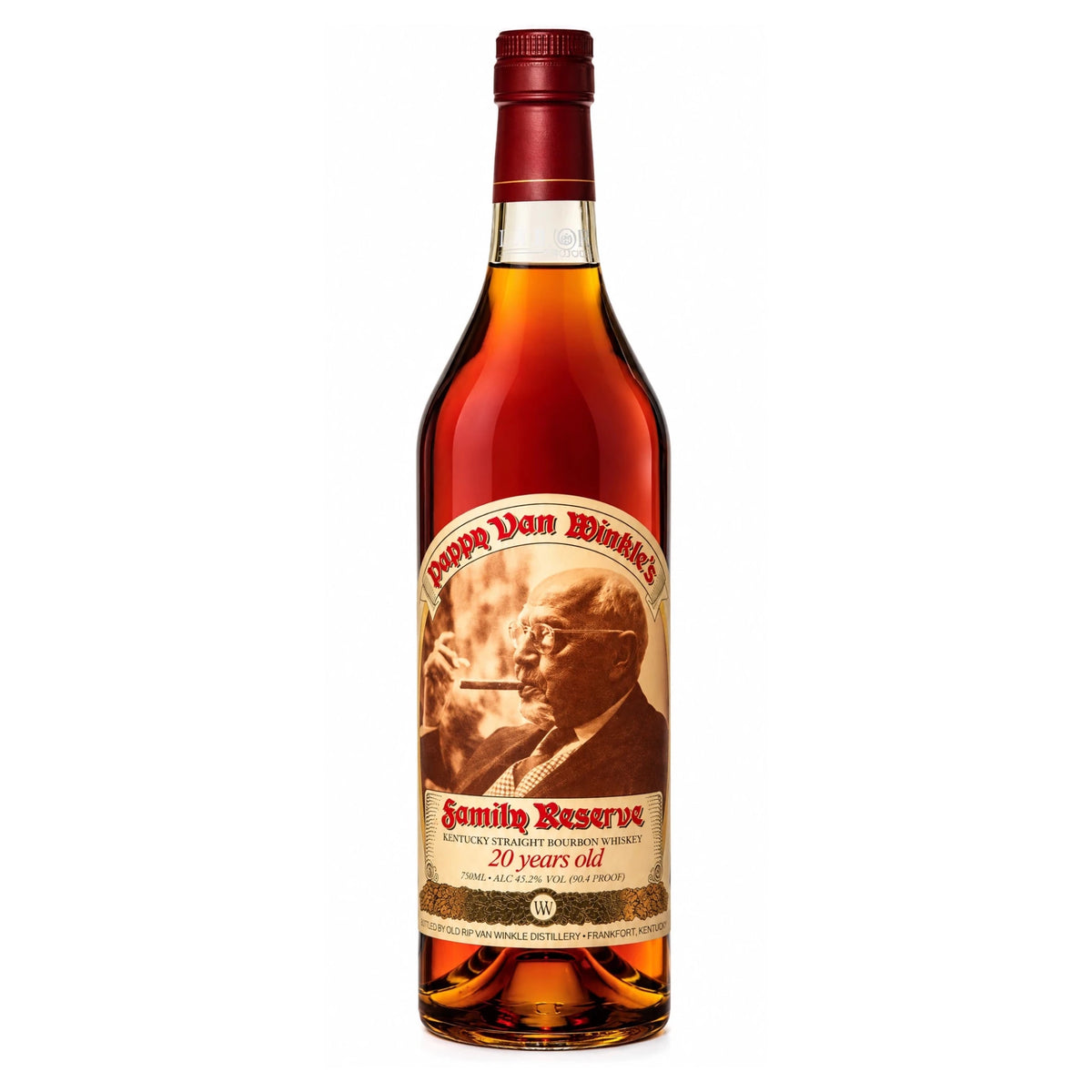 Pappy Van Winkle 20 Year Bourbon Whiskey 750ml - Liquor Boutique