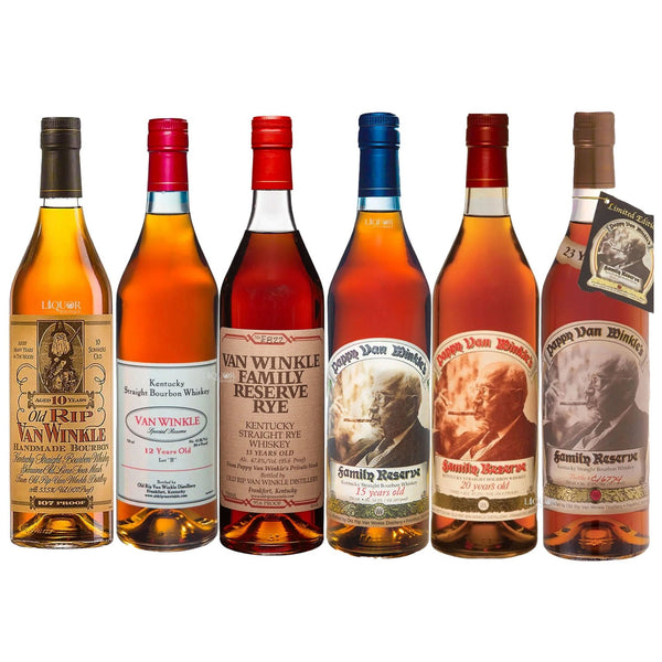 Pappy Van Winkle Complete Family Line up Collection Bundle 750ml - Liquor Boutique