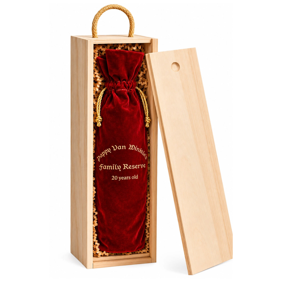 Pappy Van Winkle's Family Reserve 20 Year Bourbon Whiskey with Wooden Gift Box 750ml