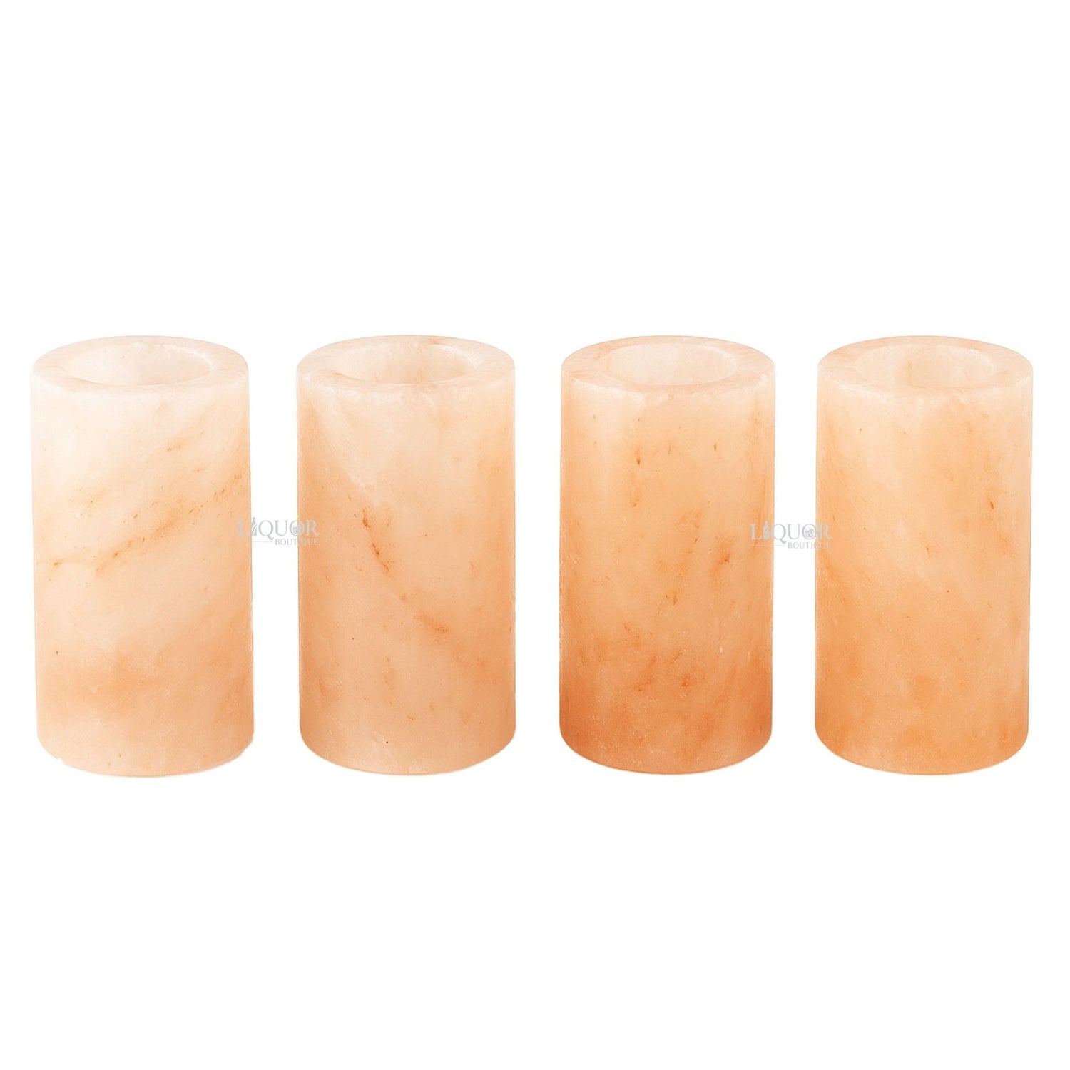 Pink Himalayan Tequila Salt Shot Glasses 4 Pack - Liquor Boutique