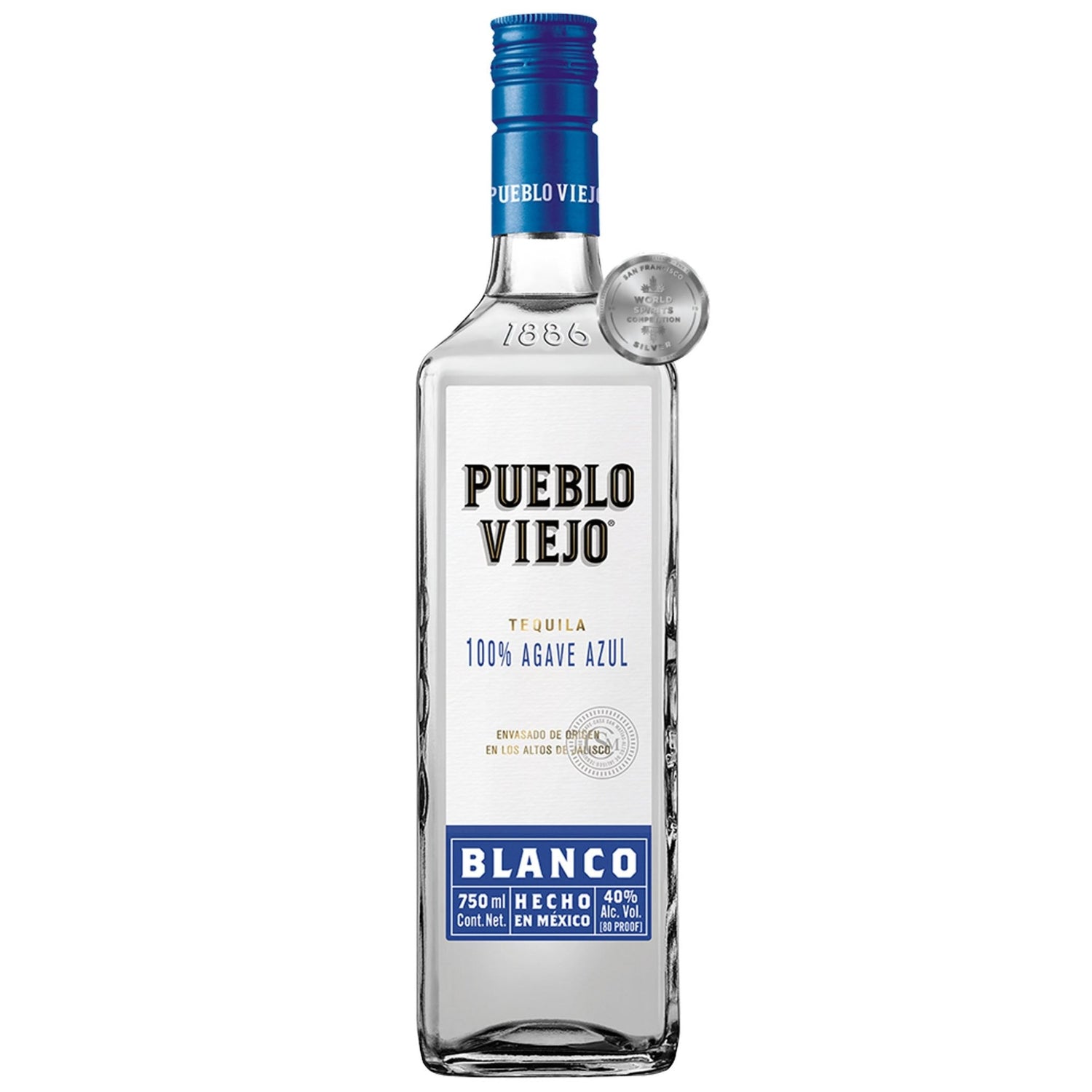 Pueblo Viejo Blanco Tequila 750ml - Liquor Boutique