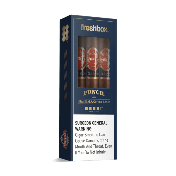 Punch Elites E.M.S. 5.2x45 FreshBox | Cigar 3-Pack - Liquor Boutique