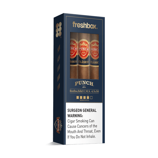 Punch Rothschild E.M.S. 4.5x50 FreshBox | Cigar 3-Pack - Liquor Boutique