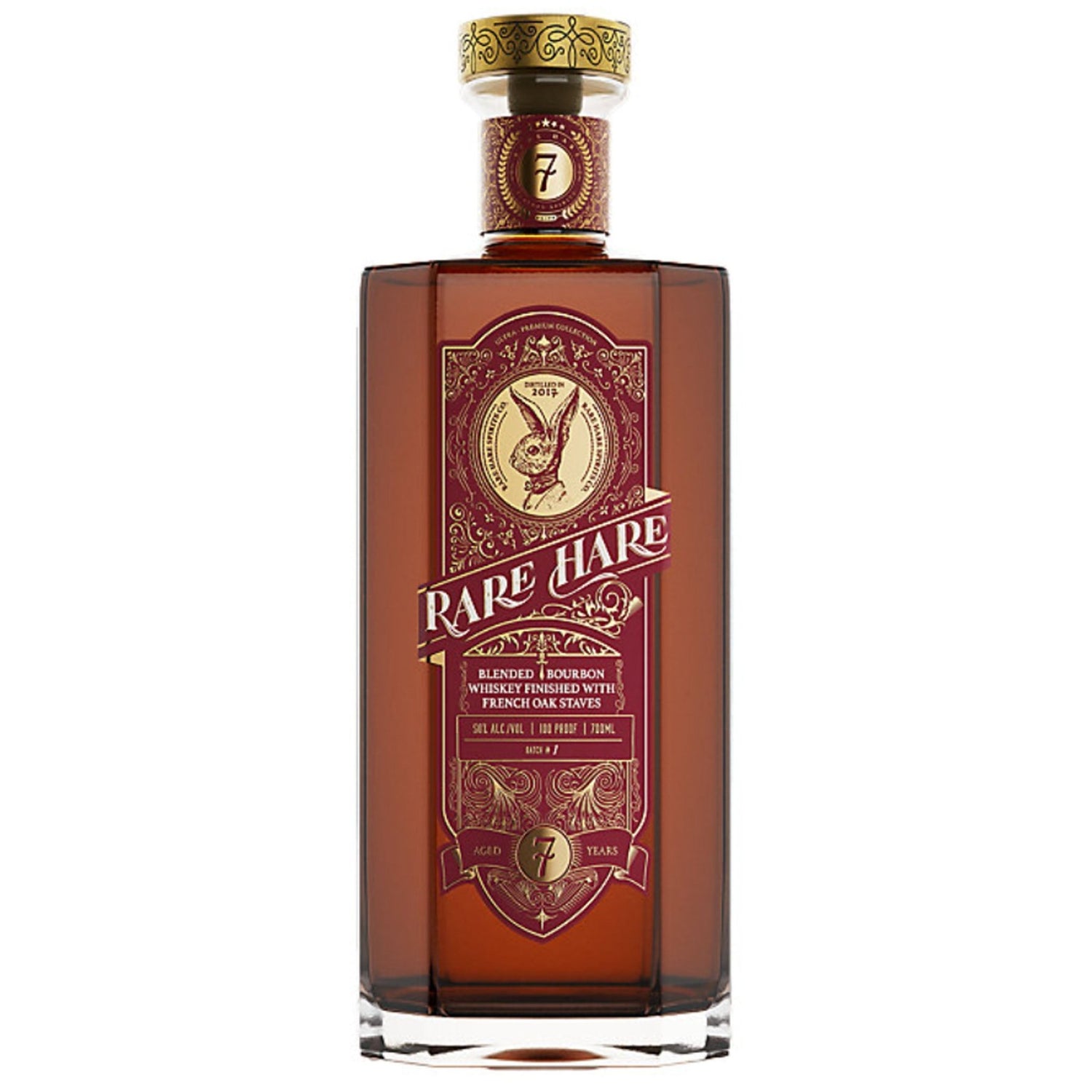 Rare Hare French Oak Staves 7 Year American Whiskey 750ml - Liquor Boutique