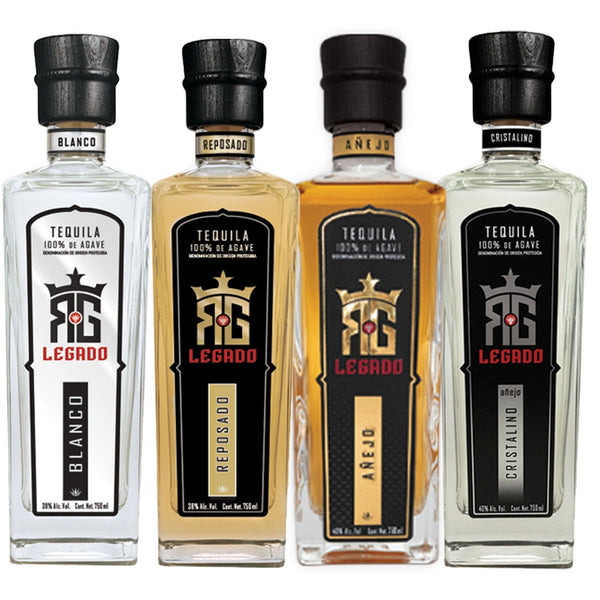 RG Legado Blanco, Reposado, Añejo, & Añejo Cristalino Bundle - Liquor Boutique