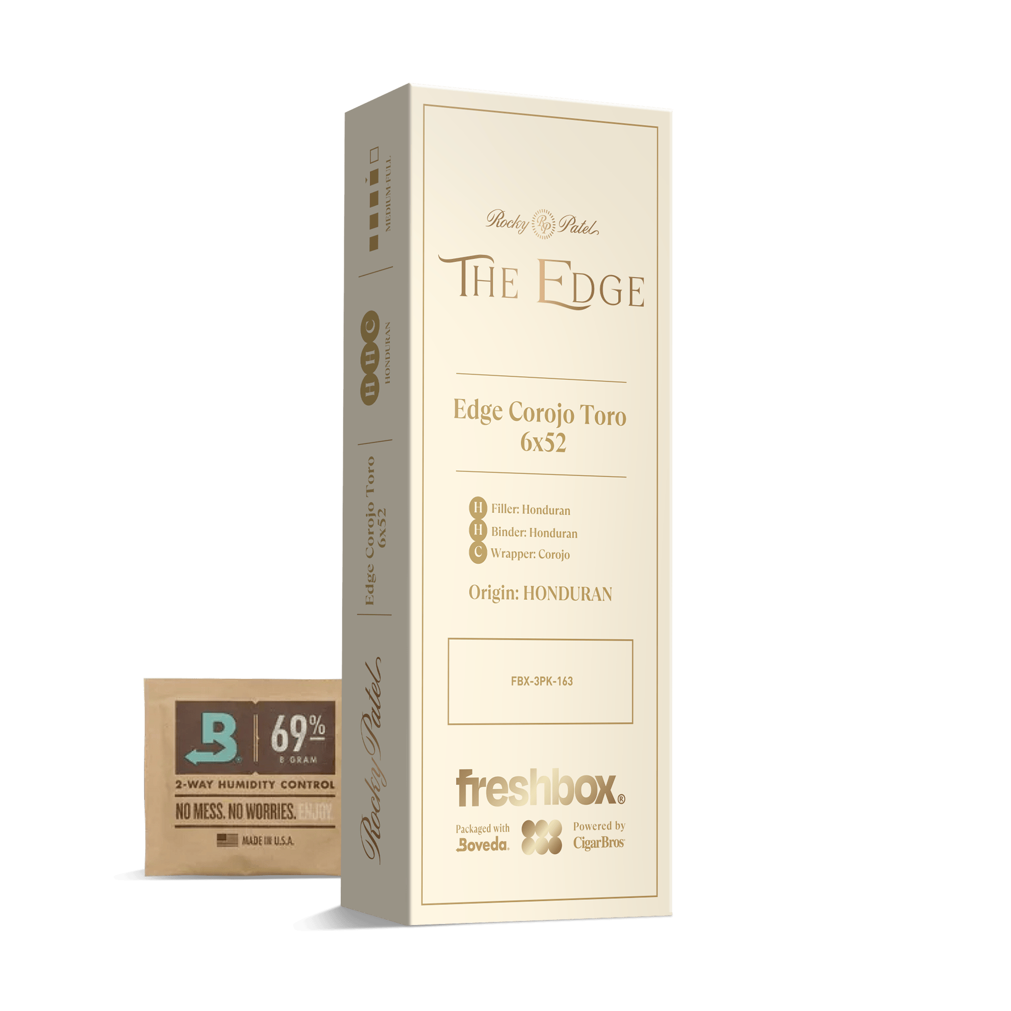 Rocky Patel Edge Corojo Toro 6x52 FreshBox | 3-Pack