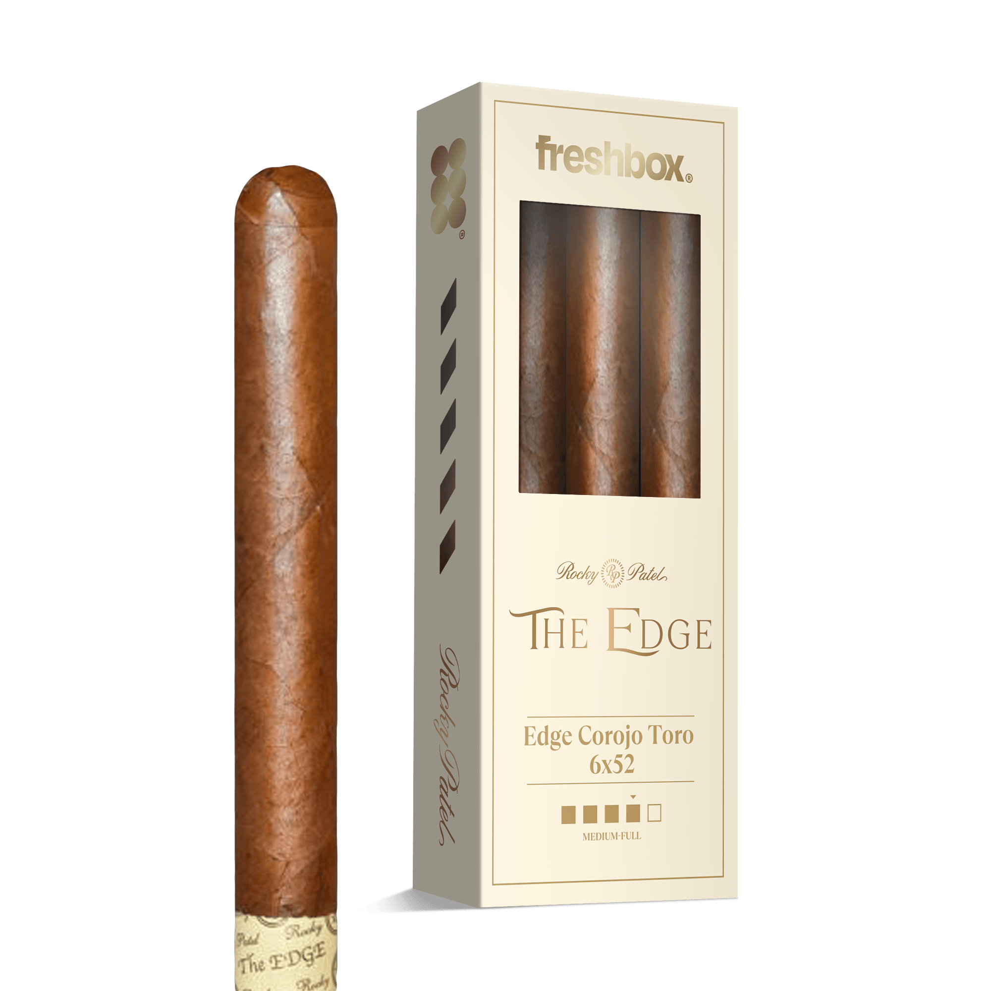 Rocky Patel Edge Corojo Toro 6x52 FreshBox | 3-Pack