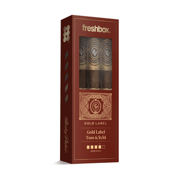 Rocky Patel Gold Label Toro 6.5x54 FreshBox | Cigar 3-Pack - Liquor Boutique