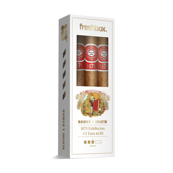 Romeo Y Julieta 1875 Exhibicion 3 6x50 FreshBox | Cigar 3-Pack - Liquor Boutique