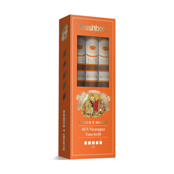 Romeo Y Julieta 1875 Nicauraga Toro 6x50 FreshBox | Cigar 3-Pack - Liquor Boutique