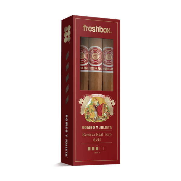Romeo Y Julieta Reserva Real Toro 6x54 FreshBox | Cigar 3-Pack - Liquor Boutique