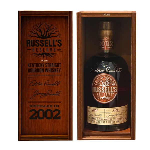 Russell’s Reserve 2002 Signed Eddie Russell Kentucky Straight Bourbon Whiskey - Liquor Boutique