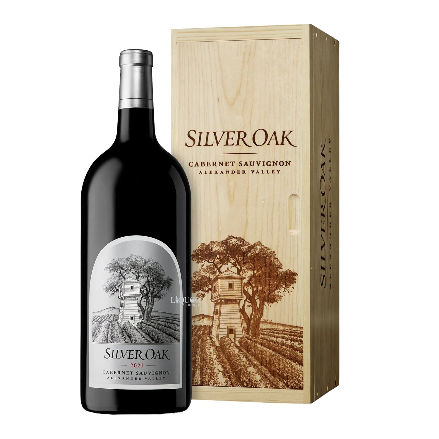 Silver Oak Cellars Alexander Valley Cabernet Sauvignon Wine 3L - Liquor Boutique