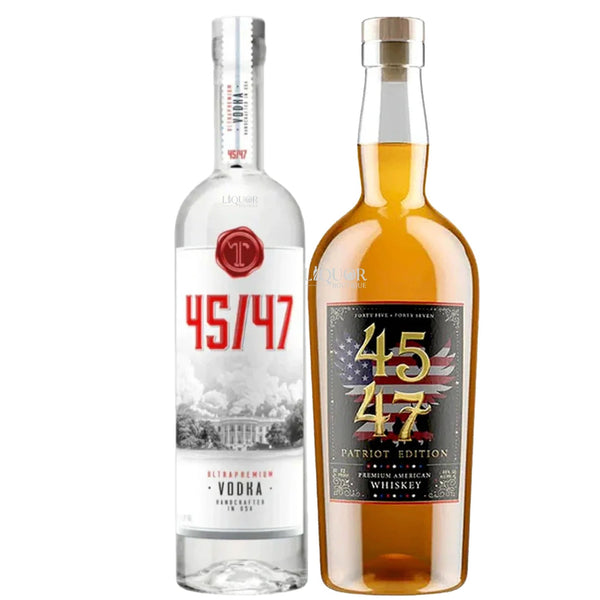 T 45/47 Ultra Premium Vodka & 4547 American Whiskey Patriot Edition Bundle - Liquor Boutique