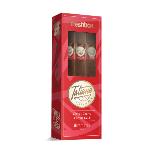 Tatiana Classic Cherry Corona 6x44 FreshBox | Cigar 3-Pack - Liquor Boutique
