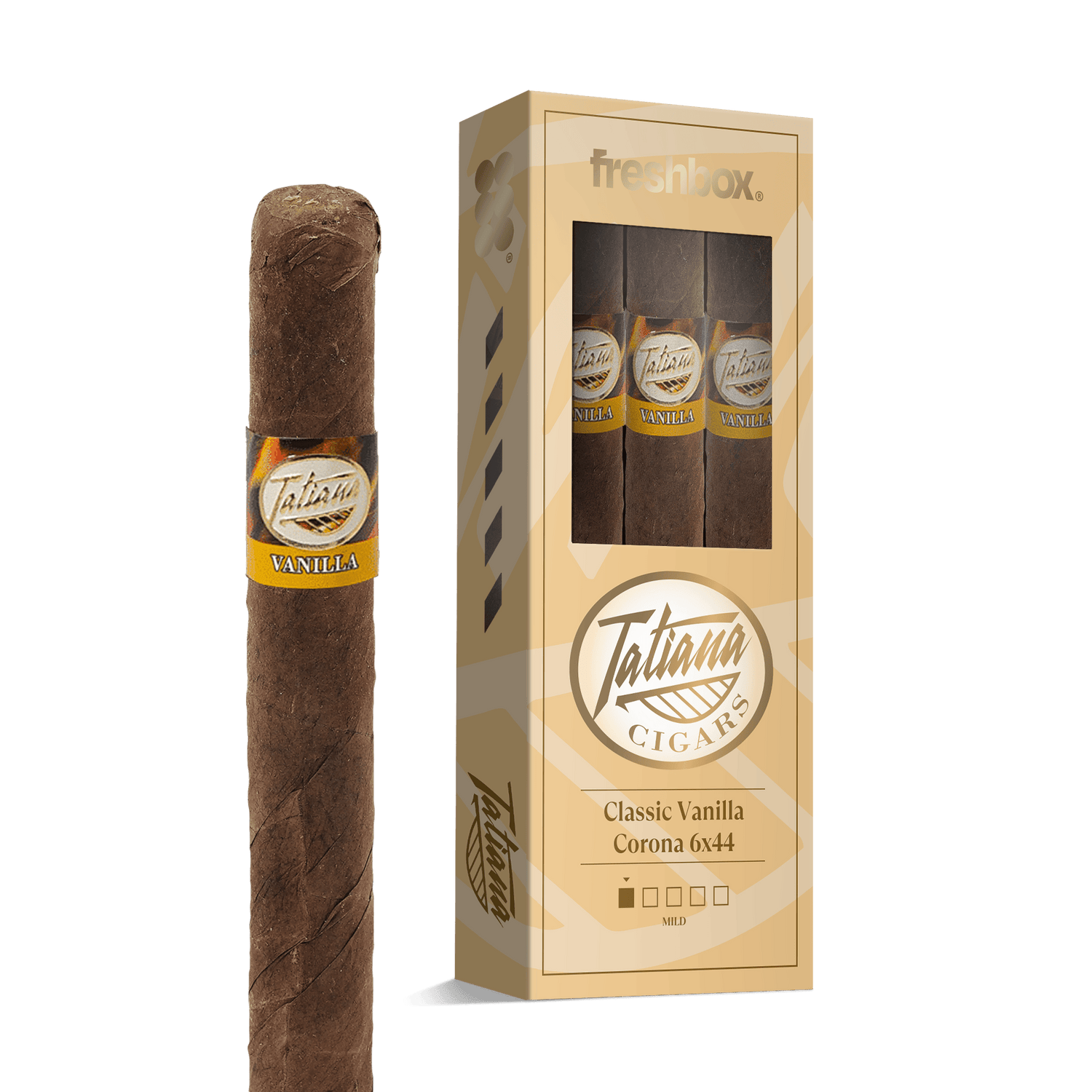 Tatiana Classic Vanilla Corona 6x44 FreshBox | Cigar 3-Pack - Liquor Boutique