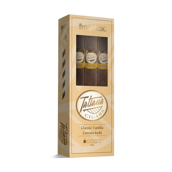 Tatiana Classic Vanilla Corona 6x44 FreshBox | Cigar 3-Pack - Liquor Boutique