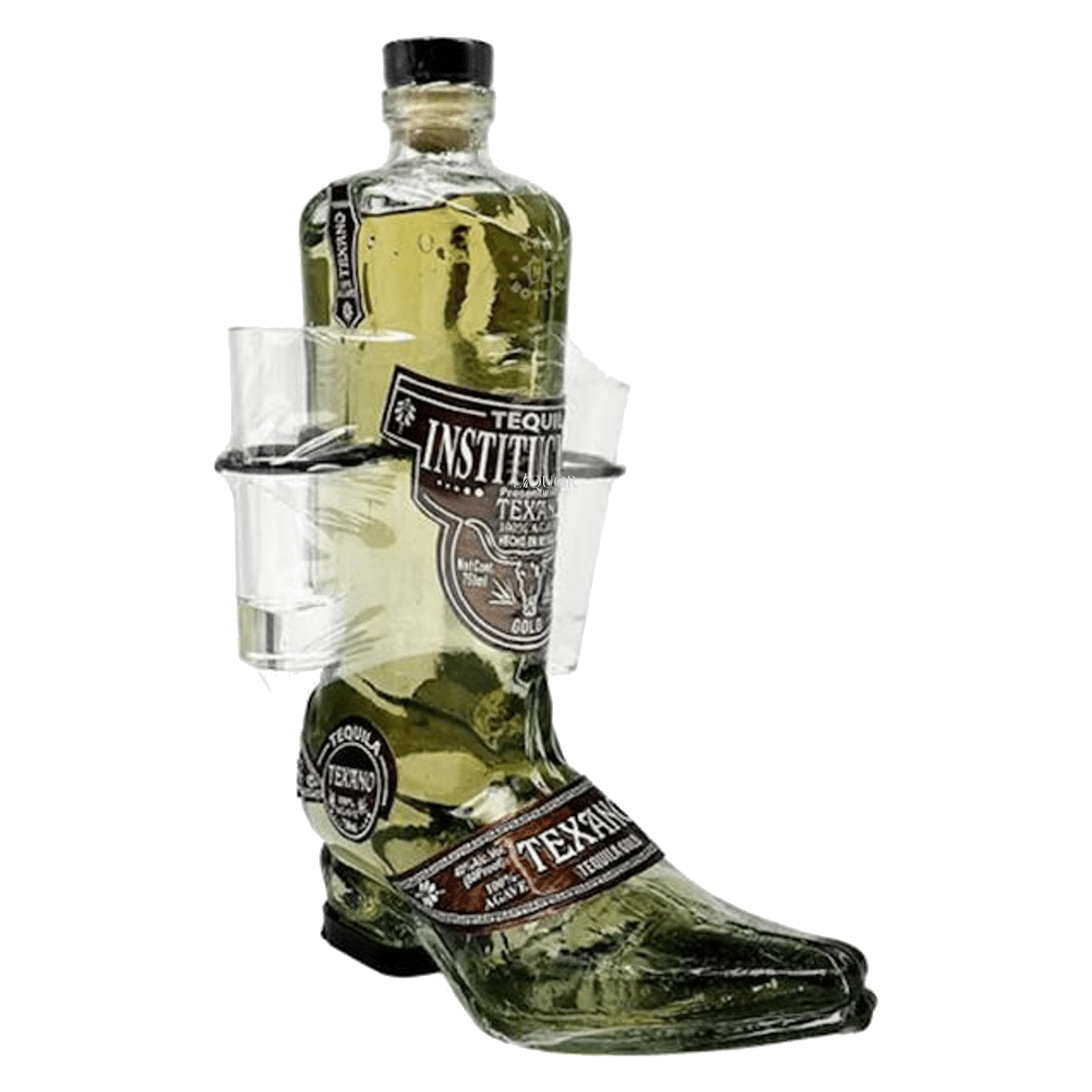 Texano Cowboy Boot Agava Gold Tequila - Liquor Boutique