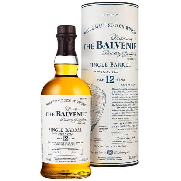 The Balvenie Single Barrel 12 Year Old Scotch Whisky 750ml - Liquor Boutique