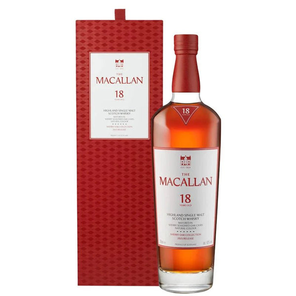 The Macallan 18 Years Old Sherry Oak Cask Scotch Whisky - Liquor Boutique