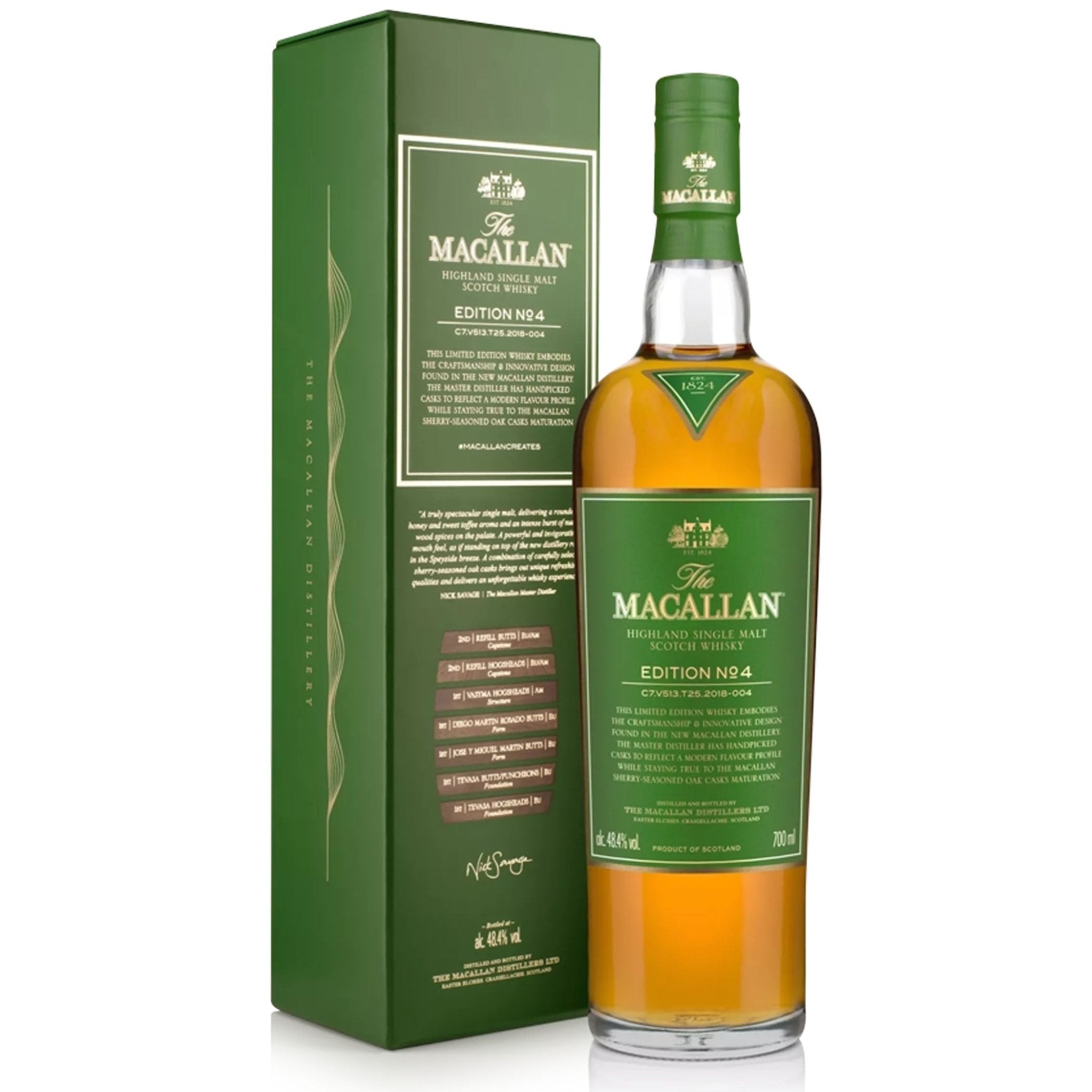 The Macallan Edition No. 4 Single Malt Scotch Whisky - Liquor Boutique