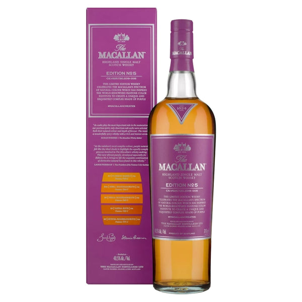 The Macallan Edition No. 5 Scotch Whisky 750ml - Liquor Boutique