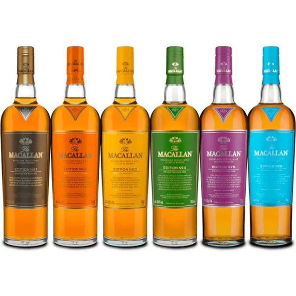The Macallan Edition Series Full Collection No. 1-6 Scotch Whisky 750ml - Liquor Boutique