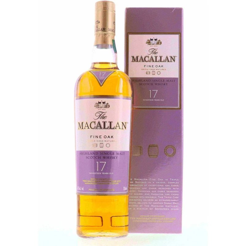 The Macallan Fine Oak 17 Year Old Single Malt Scotch Whisky - Liquor Boutique