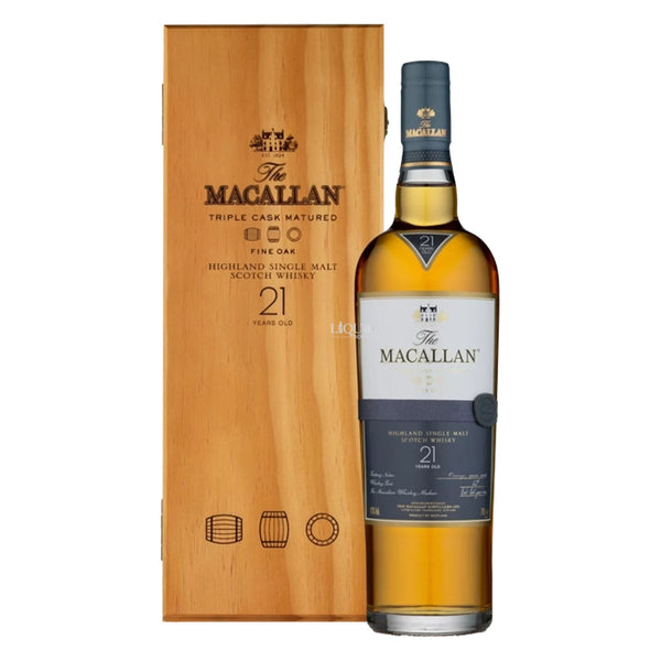 The Macallan Fine Oak 21 Year Old Single Malt Scotch Whisky - Liquor Boutique