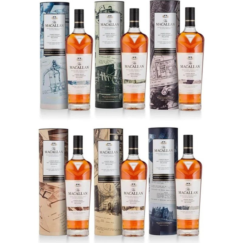 The Macallan James Bond 60th Anniversary Decades I–VI Collection Set - Liquor Boutique