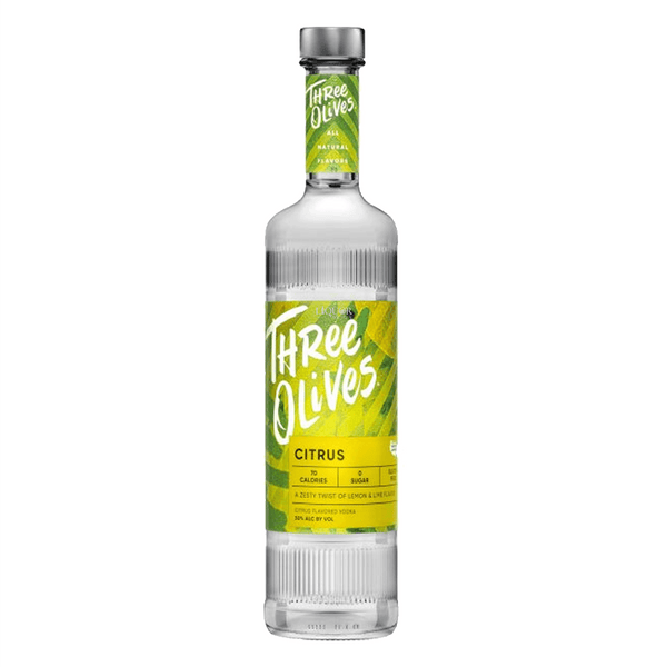 Three Olives Citrus Vodka 750ml - Liquor Boutique