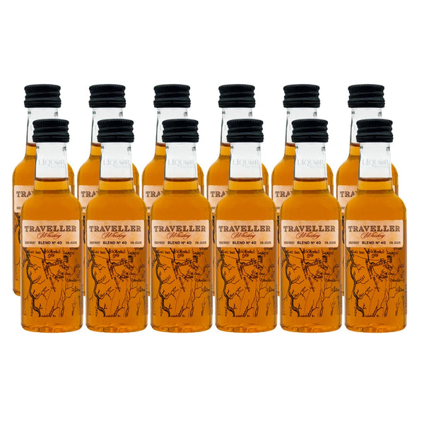 Traveller Blend No.40 Whiskey 12 Pack 50ml - Liquor Boutique