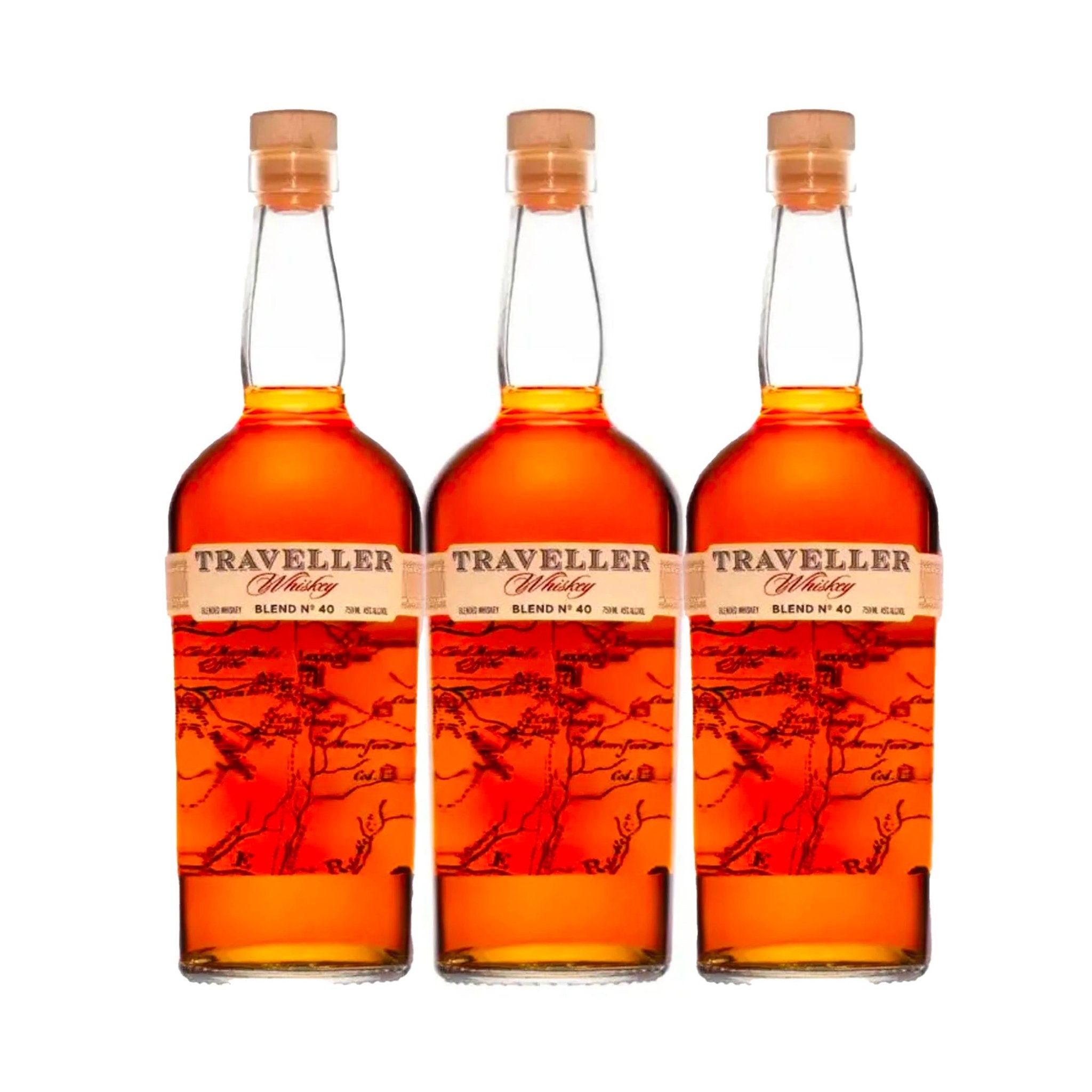 Traveller Blend No.40 Whiskey 3 Pack Bundle 750ML - Liquor Boutique