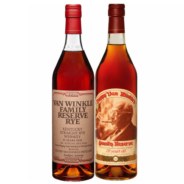 Van Winkle Family Reserve 13 Year Old Straight Rye & 20 Year Bourbon Whiskey Bundle - Liquor Boutique