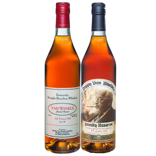 Van Winkle Special Reserve 12 Year Old Lot B & Pappy Van Winkle 15 Year Family Reserve Bundle - Liquor Boutique