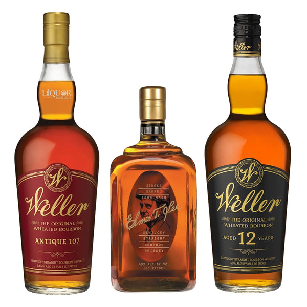 Weller 107, Weller 12 Year, & Elmer T. Lee Bundle 750ml - Liquor Boutique