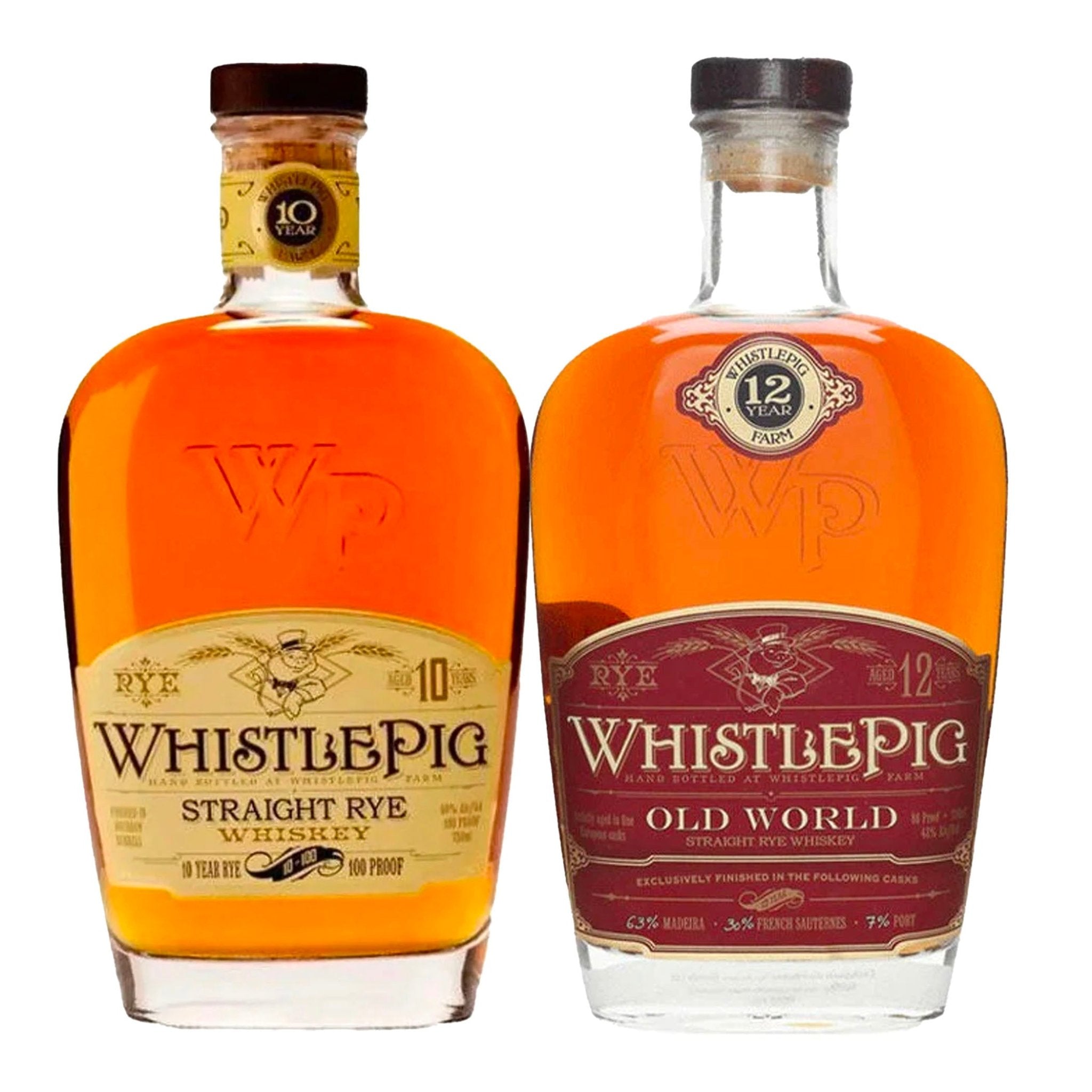 WhistlePig 10 & 12 Year Whiskey Bundle - Liquor Boutique
