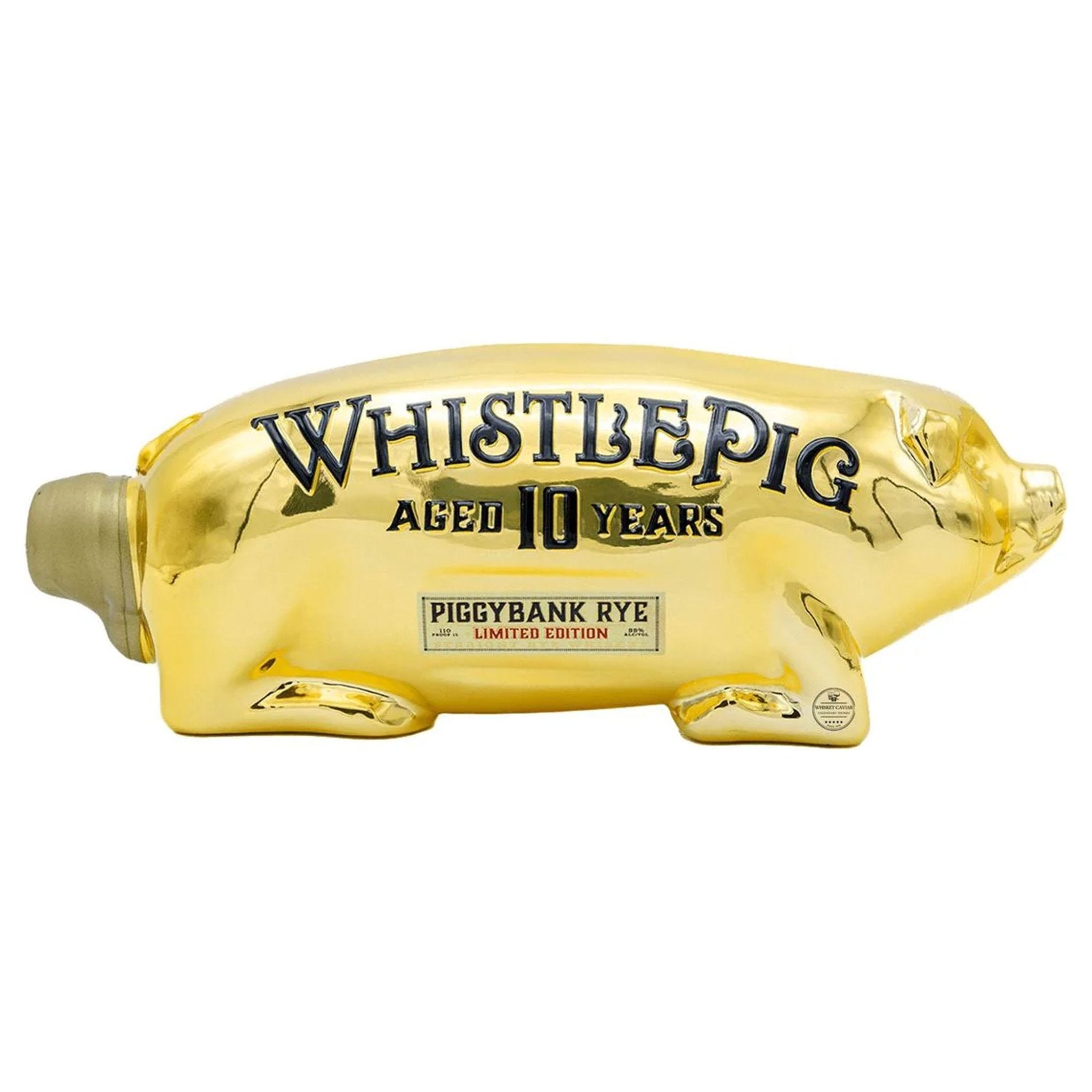 WhistlePig 10 Year Rye Piggybank Gold Edition 1L - Liquor Boutique