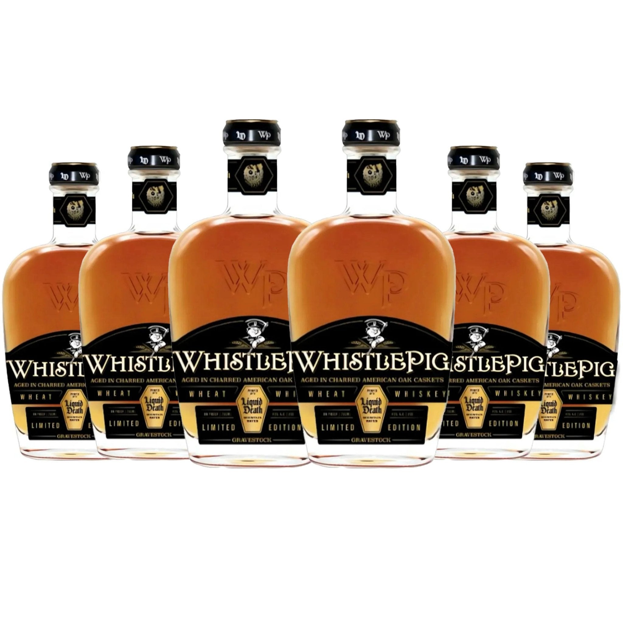 WhistlePig x Liquid Death Gravestock Wheat Whiskey Limited Edition 750ml - Liquor Boutique