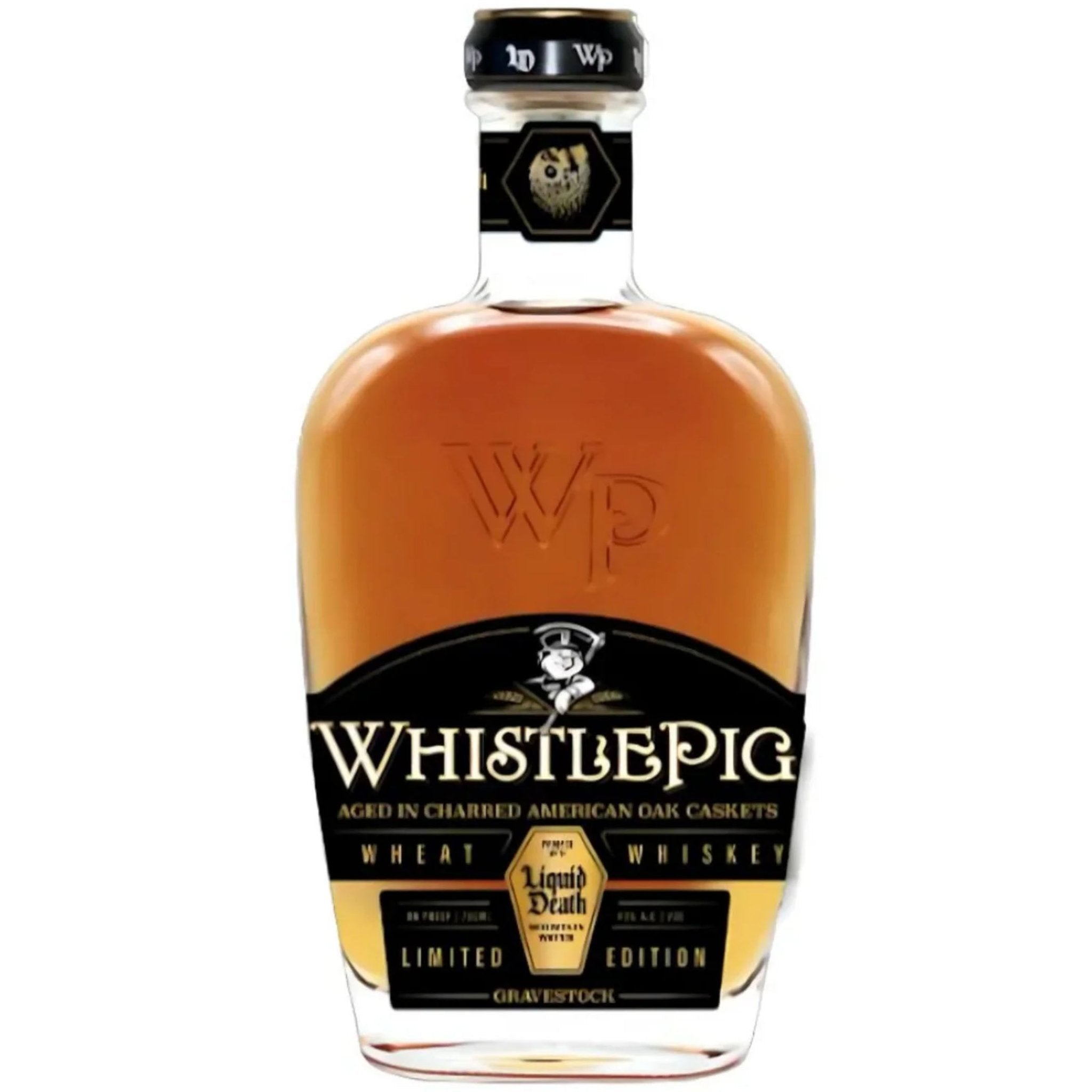 WhistlePig x Liquid Death Gravestock Wheat Whiskey Limited Edition 750ml - Liquor Boutique