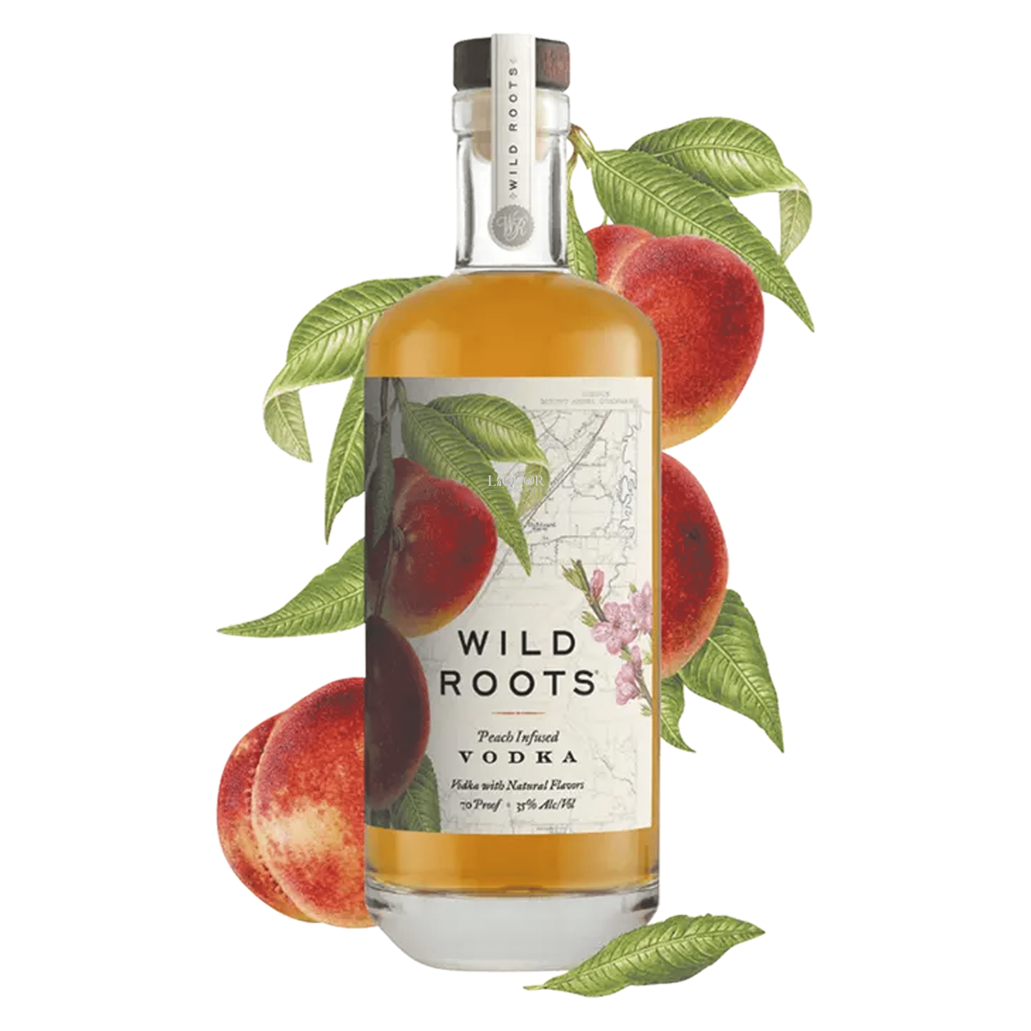 Wild Roots Peach Vodka - Liquor Boutique