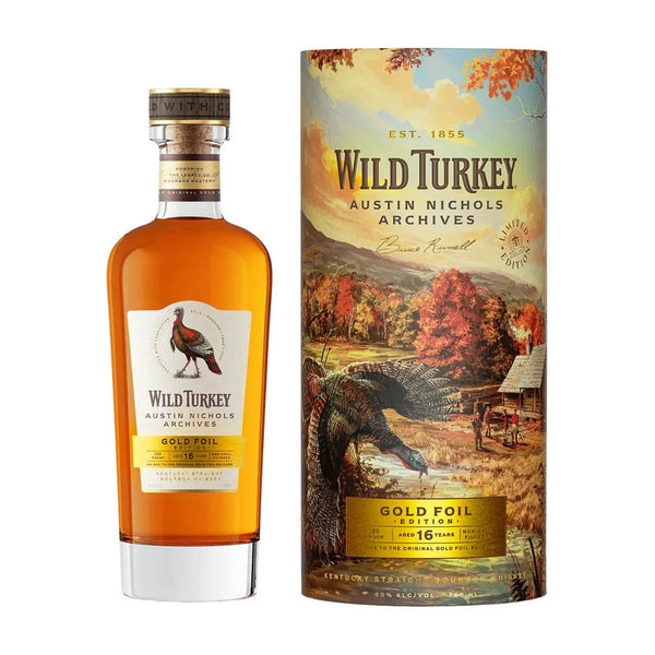 Wild Turkey Austin Nichols Archives 16 Year Gold Foil Kentucky Straight Bourbon Whiskey 750ml - Liquor Boutique