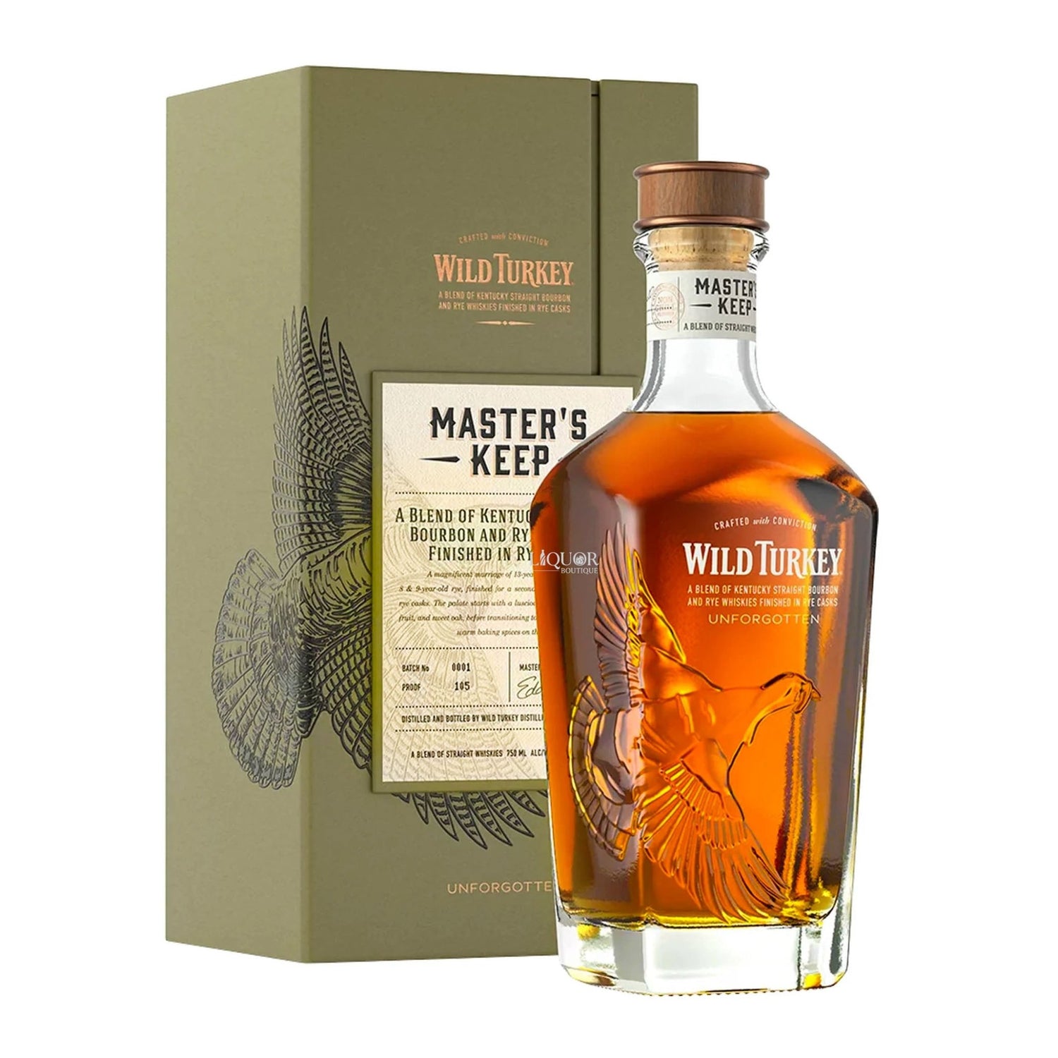 Wild Turkey Master’s Keep Unforgotten Whiskey 750ml - Liquor Boutique