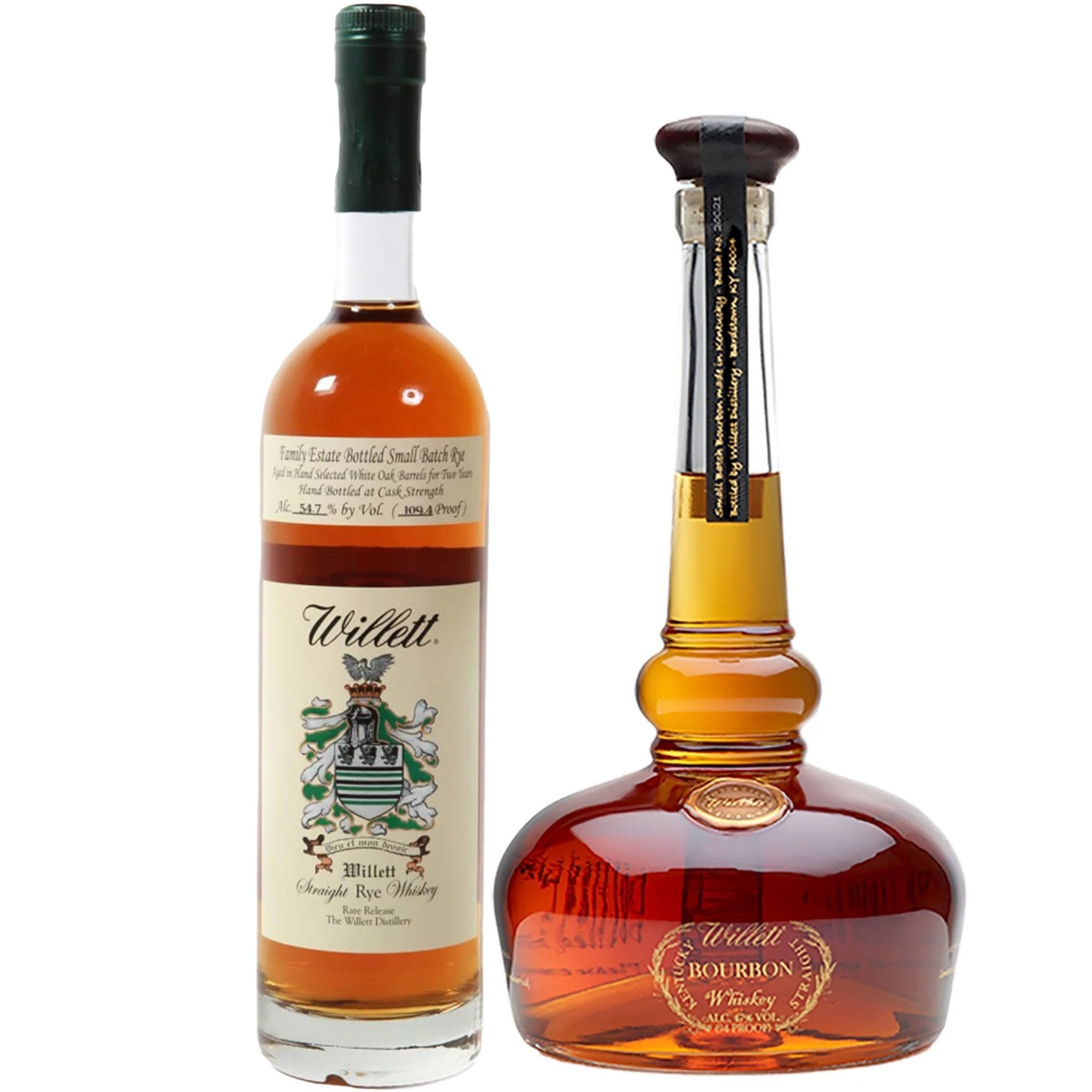 Willet Straight Rye & Pot Still Reserve Whiskey Bundle - Liquor Boutique
