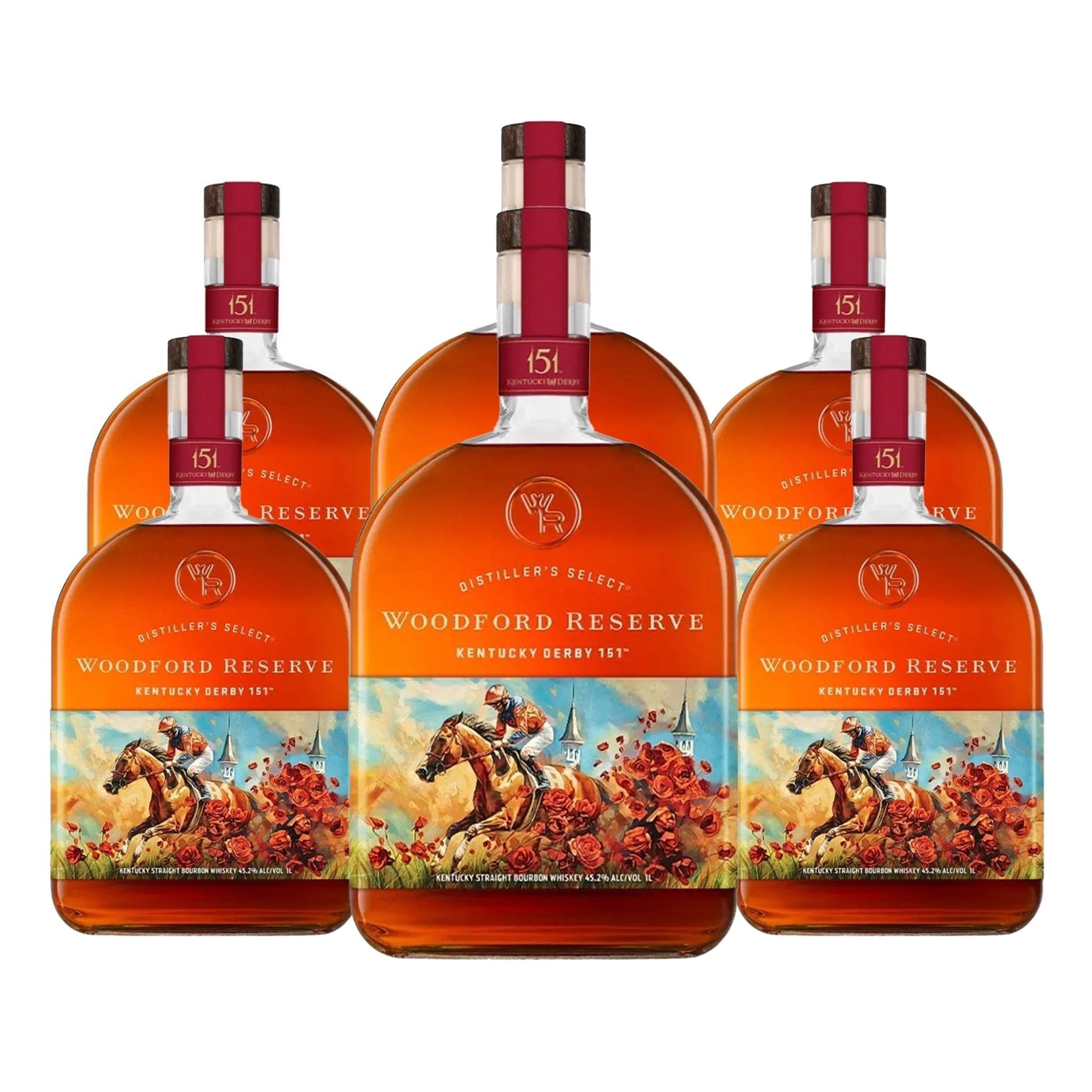 Woodford Reserve Kentucky Straight Bourbon Whiskey Kentucky Derby 151 Edition - Liquor Boutique